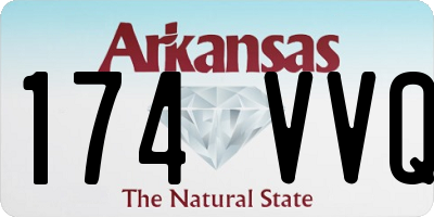 AR license plate 174VVQ