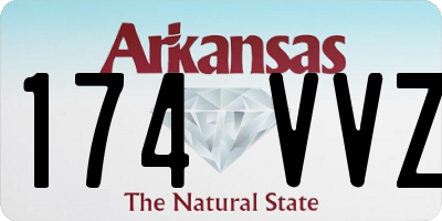 AR license plate 174VVZ