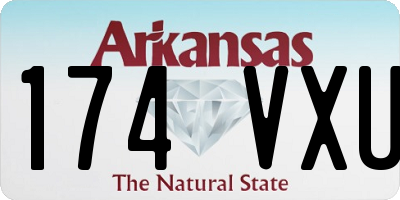AR license plate 174VXU