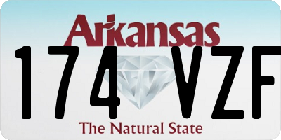 AR license plate 174VZF