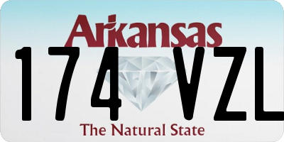 AR license plate 174VZL
