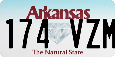 AR license plate 174VZM