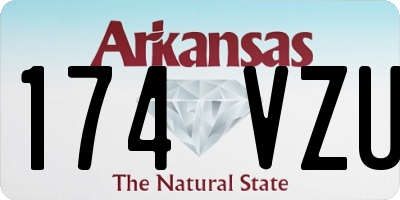 AR license plate 174VZU