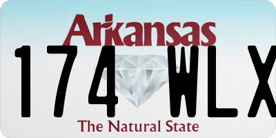 AR license plate 174WLX