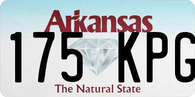 AR license plate 175KPG