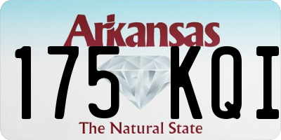 AR license plate 175KQI