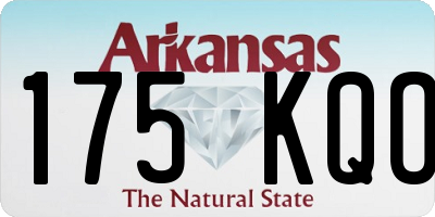 AR license plate 175KQO