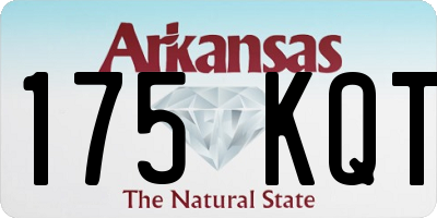 AR license plate 175KQT
