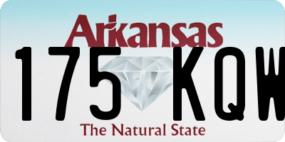 AR license plate 175KQW