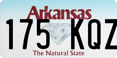 AR license plate 175KQZ