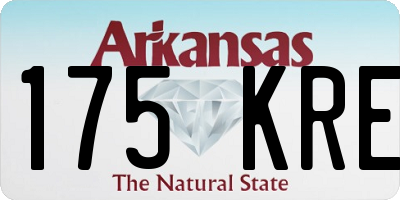AR license plate 175KRE