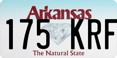 AR license plate 175KRF