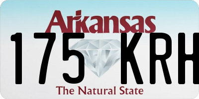 AR license plate 175KRH