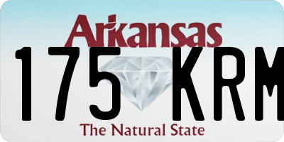 AR license plate 175KRM