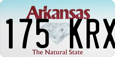 AR license plate 175KRX