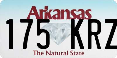 AR license plate 175KRZ