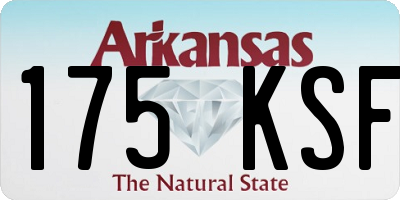 AR license plate 175KSF