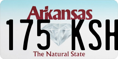 AR license plate 175KSH