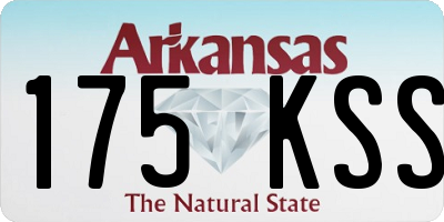 AR license plate 175KSS
