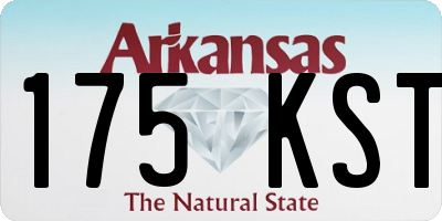 AR license plate 175KST