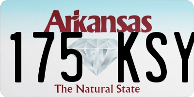 AR license plate 175KSY