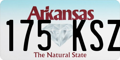 AR license plate 175KSZ