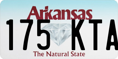 AR license plate 175KTA