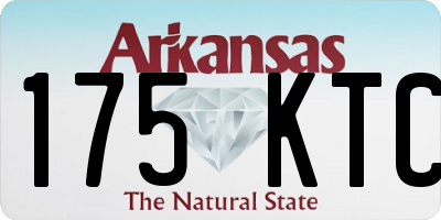 AR license plate 175KTC