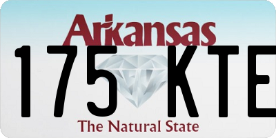 AR license plate 175KTE