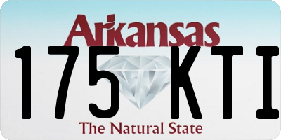 AR license plate 175KTI