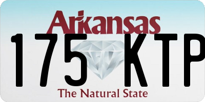 AR license plate 175KTP