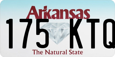 AR license plate 175KTQ