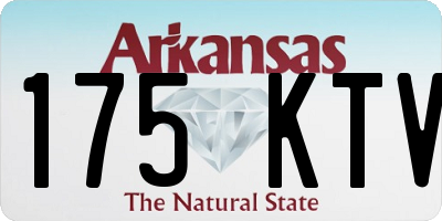 AR license plate 175KTV