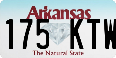 AR license plate 175KTW