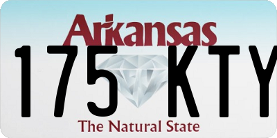 AR license plate 175KTY