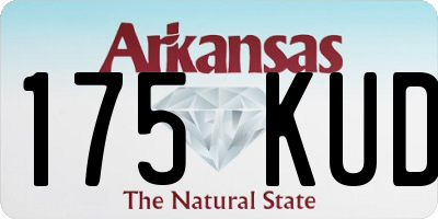 AR license plate 175KUD