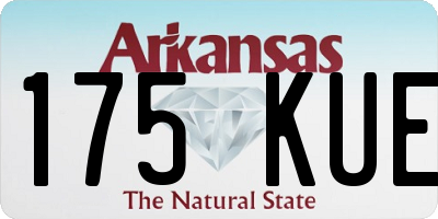 AR license plate 175KUE