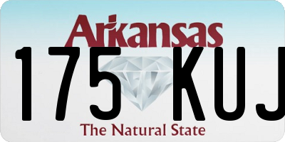 AR license plate 175KUJ