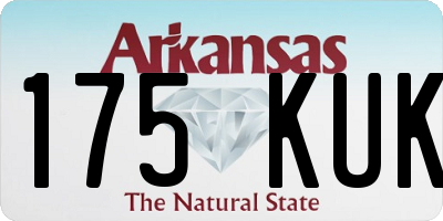 AR license plate 175KUK