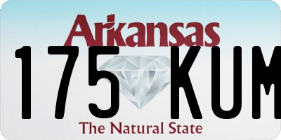 AR license plate 175KUM