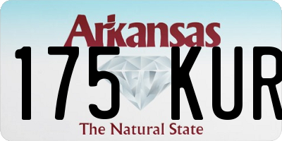 AR license plate 175KUR