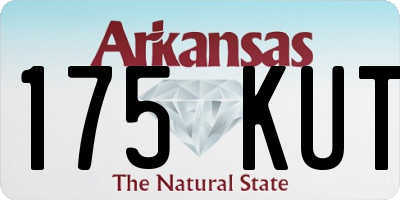 AR license plate 175KUT