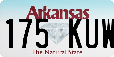 AR license plate 175KUW