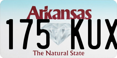 AR license plate 175KUX