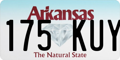 AR license plate 175KUY
