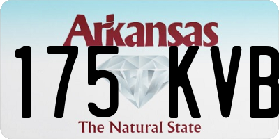AR license plate 175KVB
