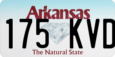 AR license plate 175KVD