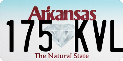 AR license plate 175KVL