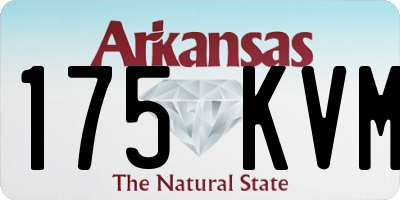 AR license plate 175KVM