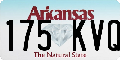 AR license plate 175KVQ